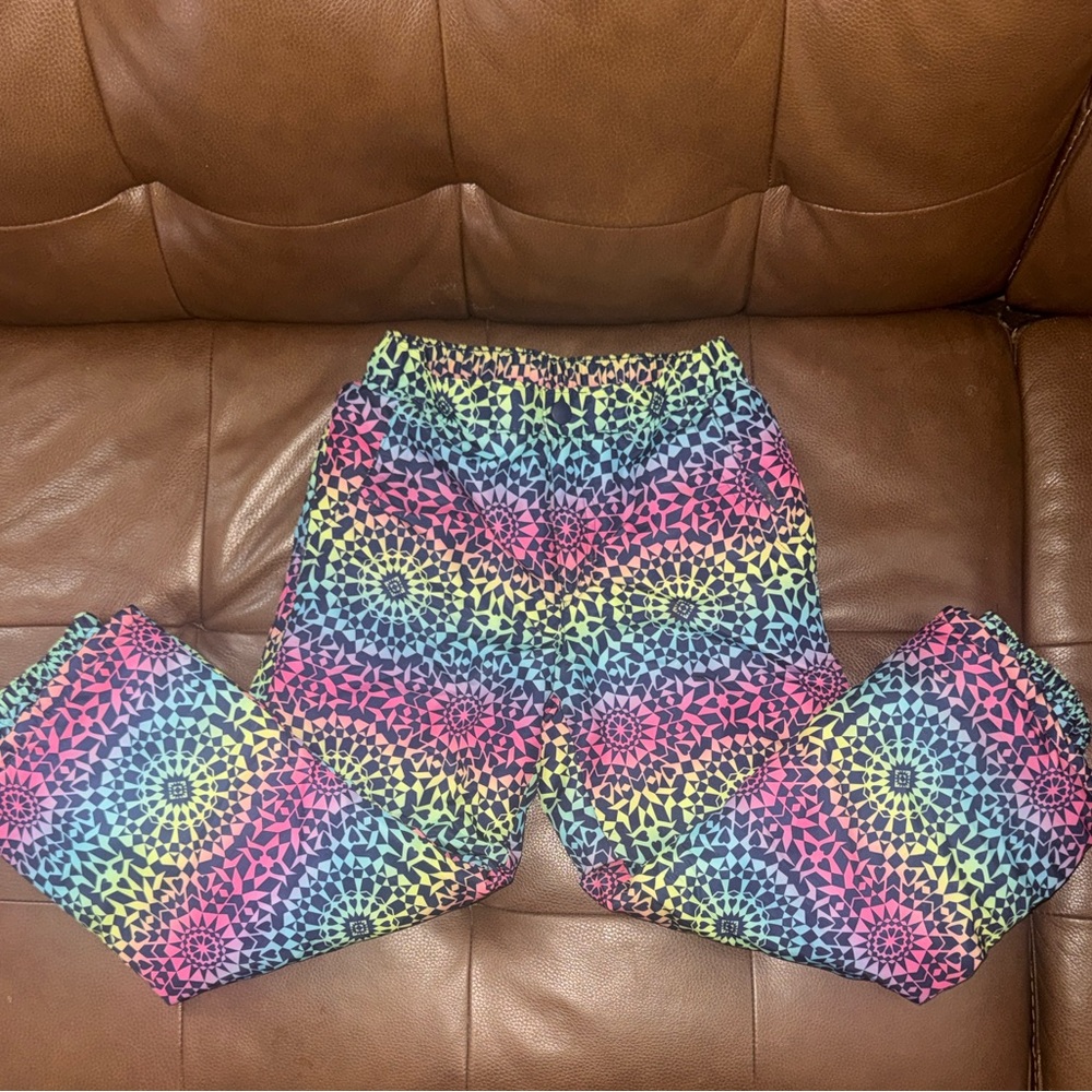 The Children’s Place kaleidoscope rainbow snow pants